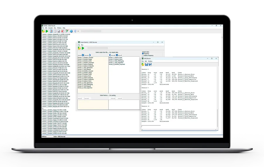 GSEQ: Free Software for the Analysis of Interaction Sequences