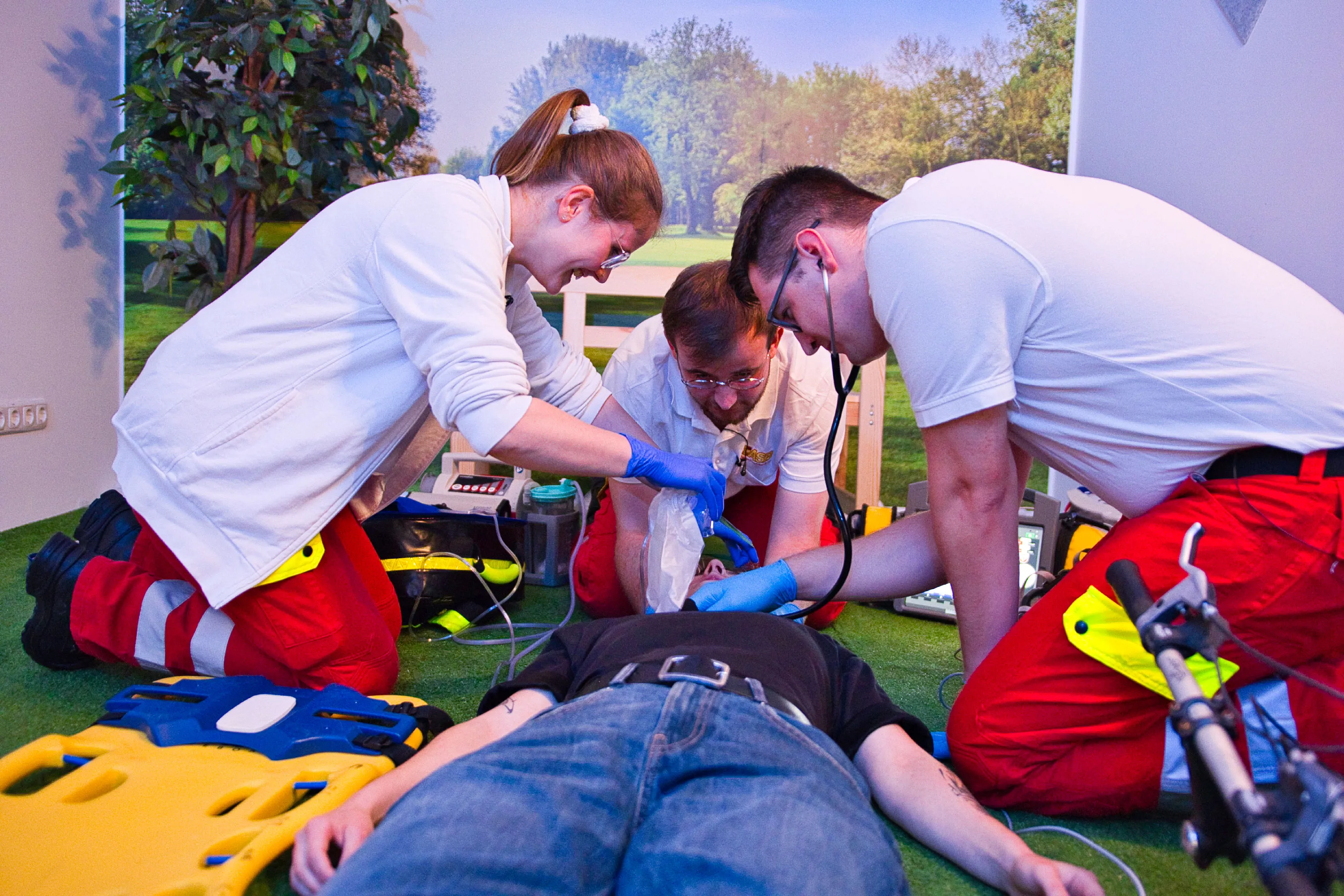 Medical simulation scenario cpr